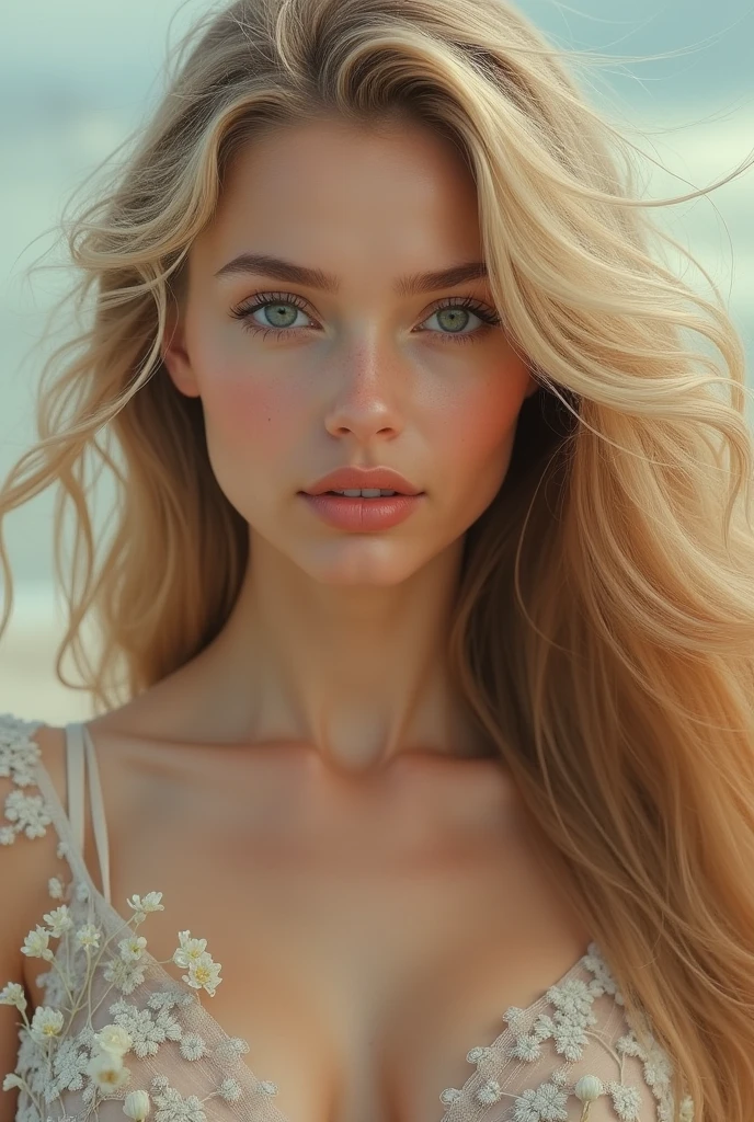 A beautiful blonde woman