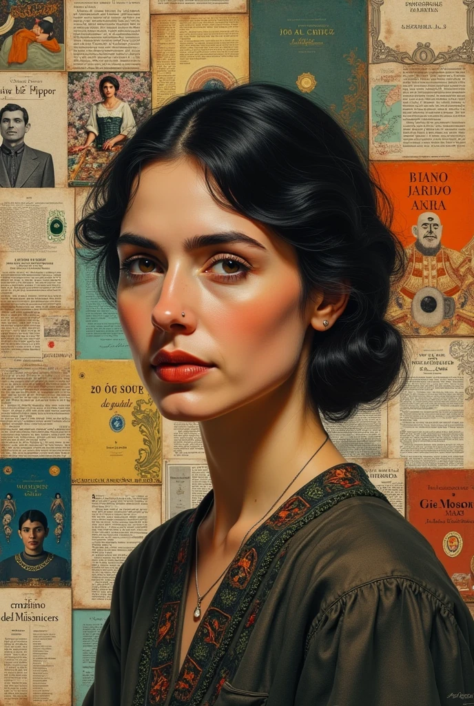 Make an image with the main works of Rachel de Queiroz