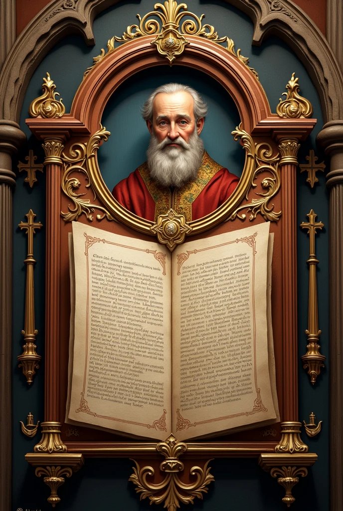 Make a sign that says letters from St. Ignatius of Antioch 