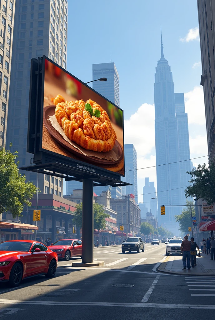 Create a billboard about Savory in GTA V but it's during the day