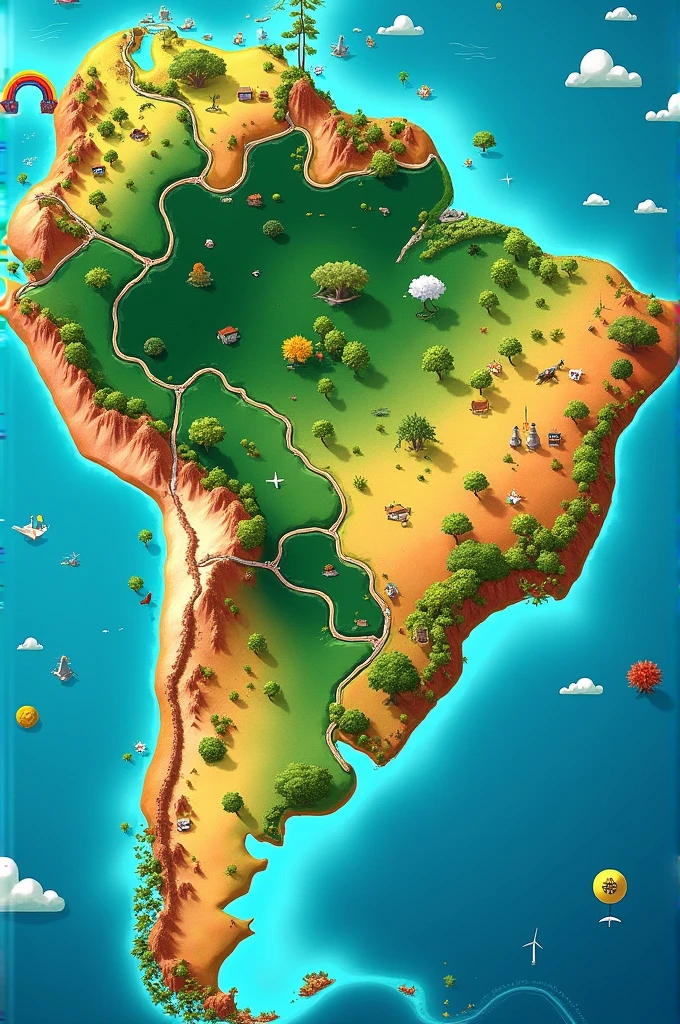 Healthier Brazilian map