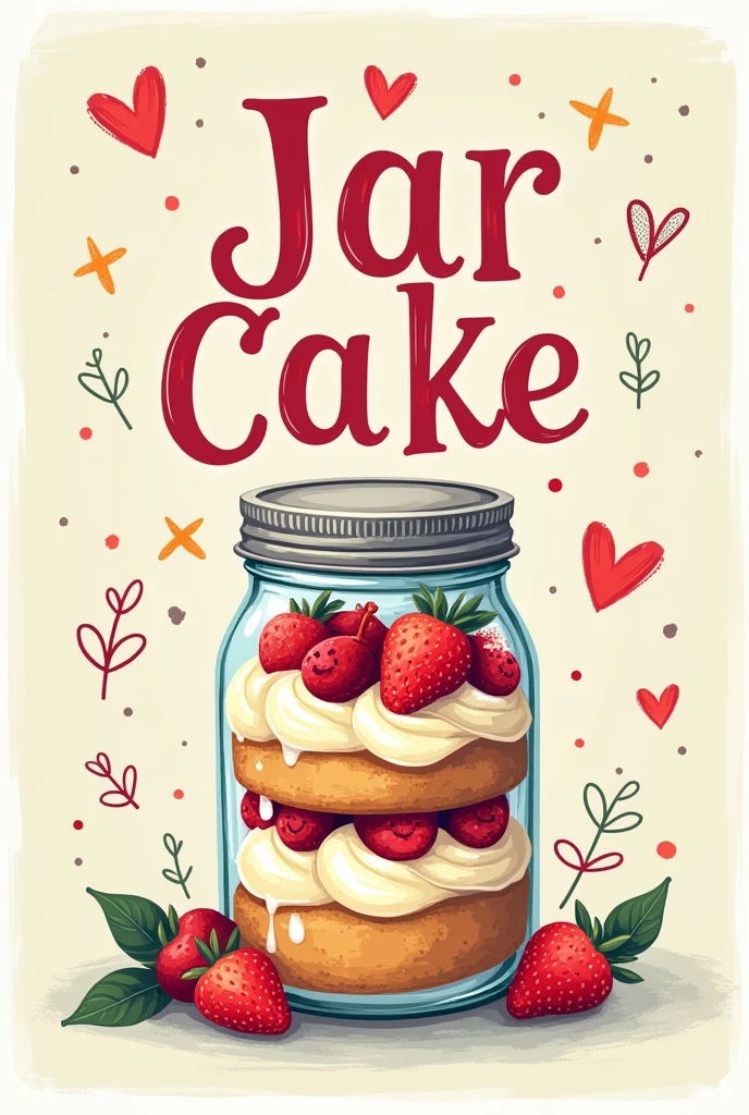 Make a jar cake banner
