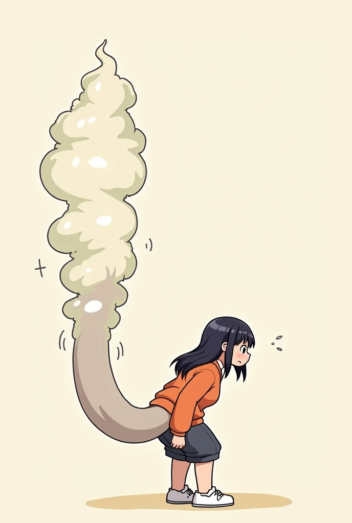 アニメ.Kizi.Farting a lot of gas comes out of your ass