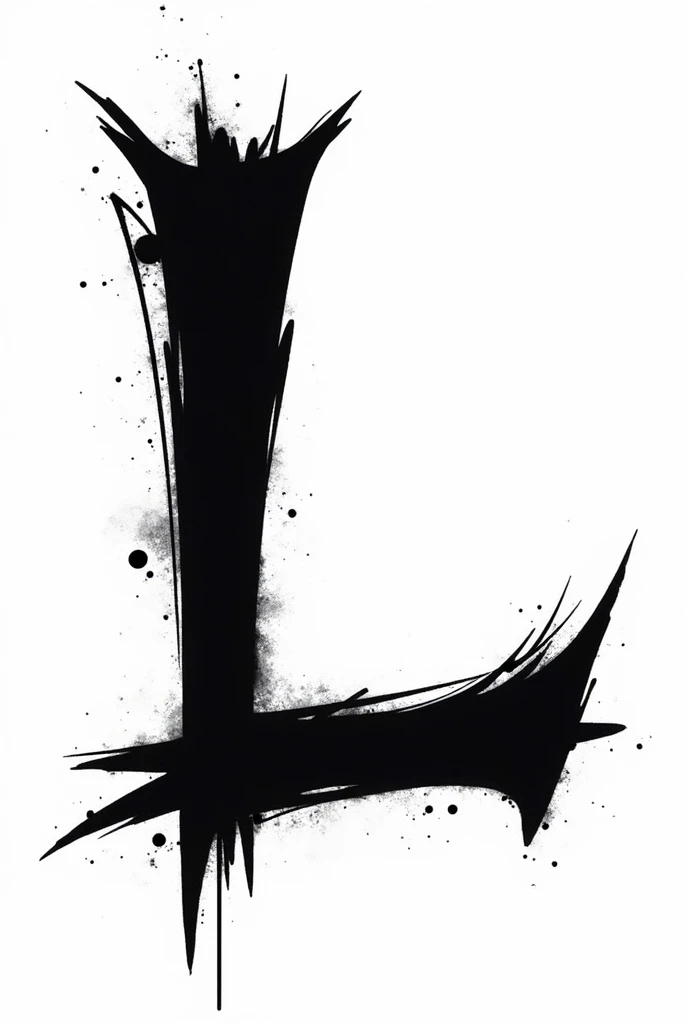 Make an epic letter L sprite that's more graffiti or vector, that it has no background and if it has one, it should be white.