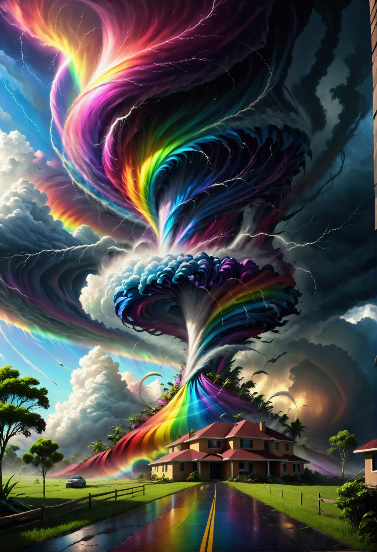 rrainbow tornado