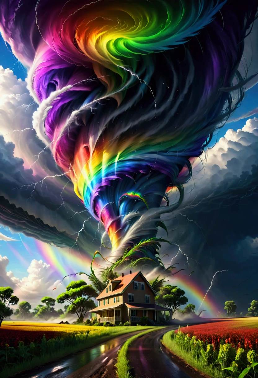 rrainbow tornado