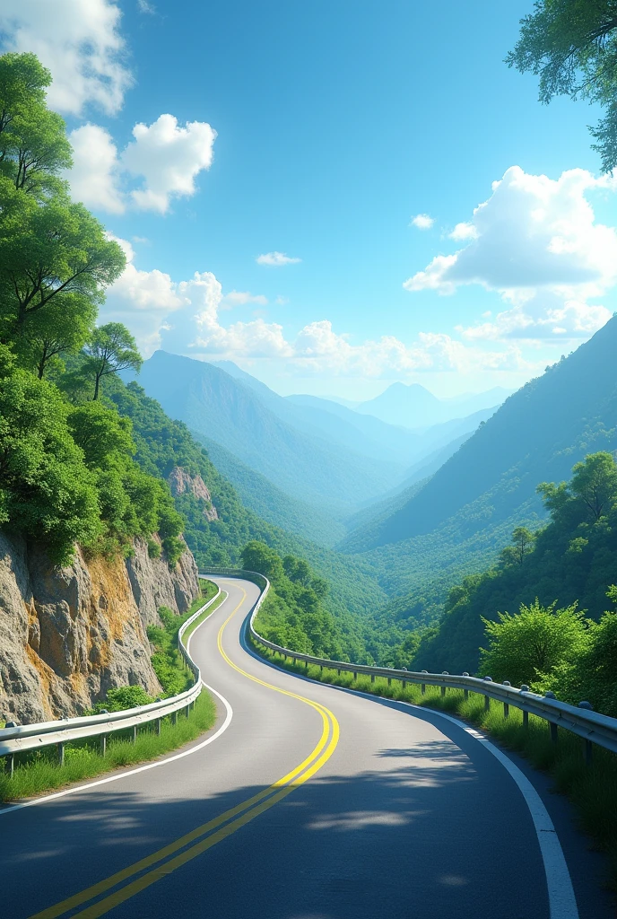 Picture of a real life trip (Road)