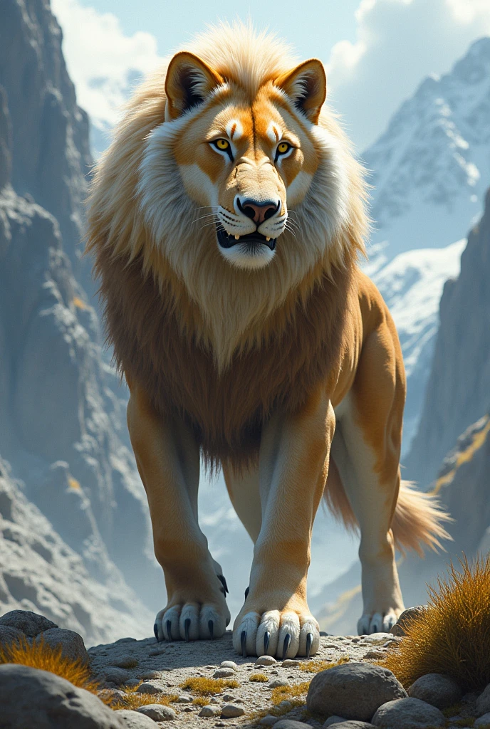 Wolf and lion hybrid 