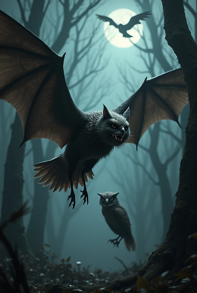 Bat and owl dangerous