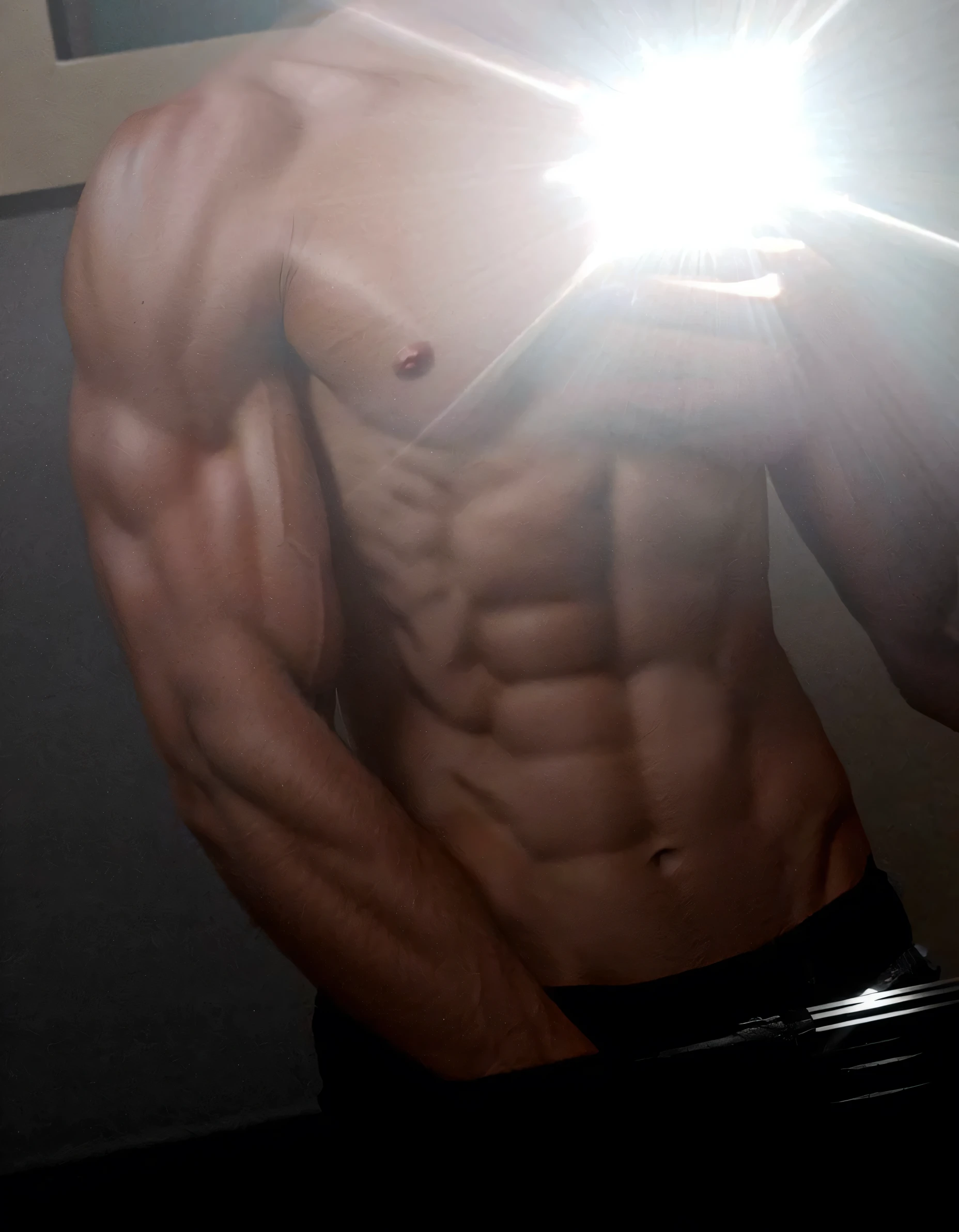 abs, strong, muscular, teenager High Resolution, Masterpiece, Accurate, Anatomically Correct, Best Quality, HD, Detail, High Details, High Quality, Quality, Textured Skin, Super Detailed, 