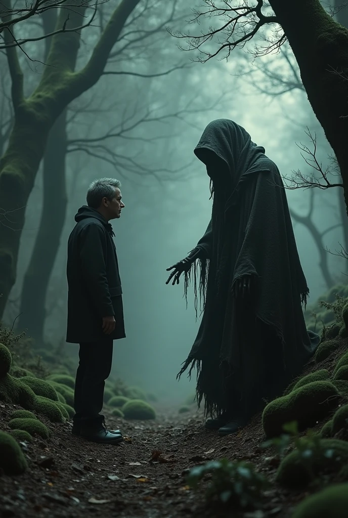 Emil Cioran walking through the forest, where he comes face to face with death in person