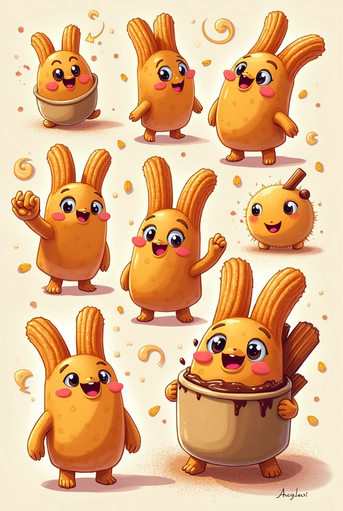 fun visual identity for churros