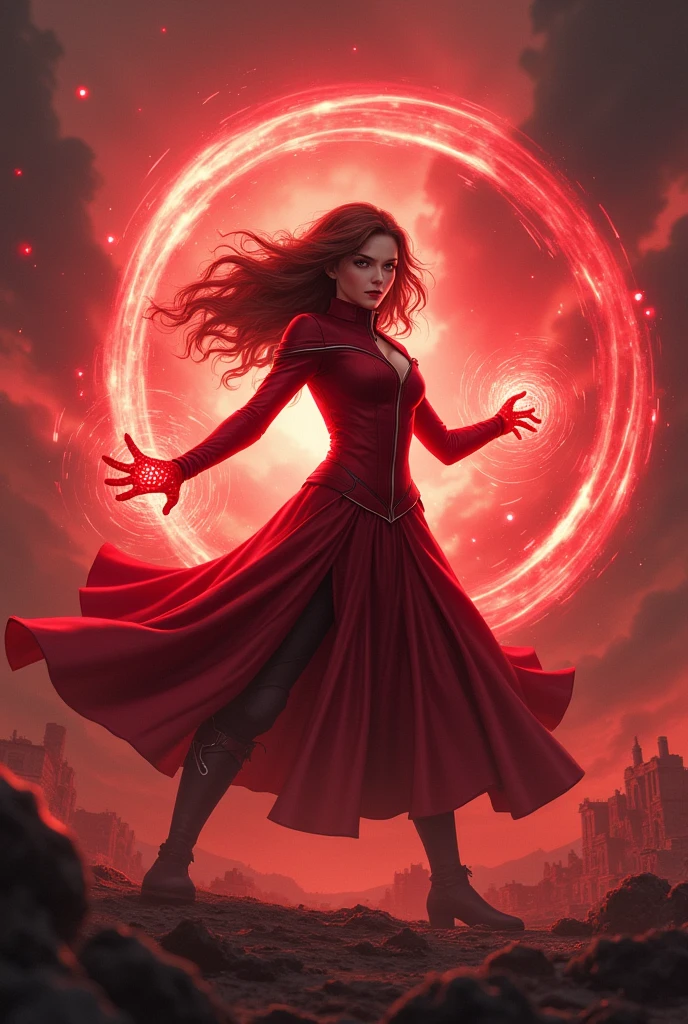 Wanda Maximoff Throws Scarlet Magic Balls Asi Sasuke Uchiha 