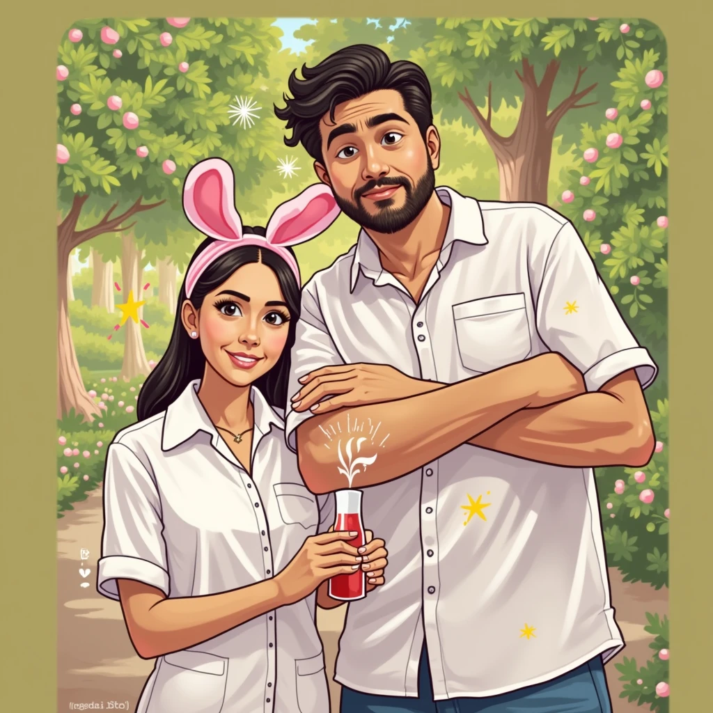 Please convert this images to cartoon