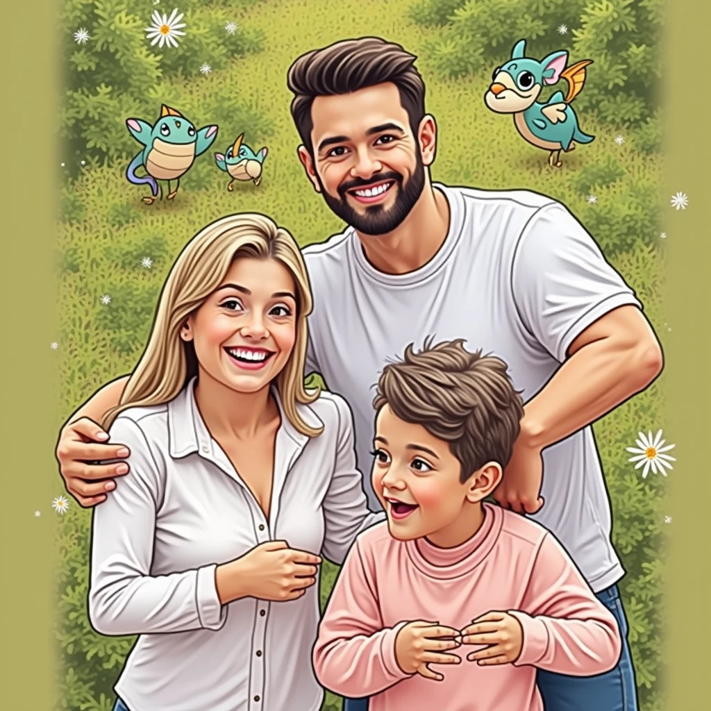 Please convert this images to cartoon
