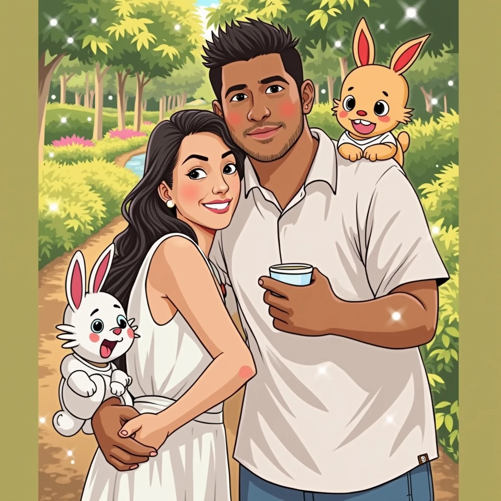 Please convert this images to cartoon