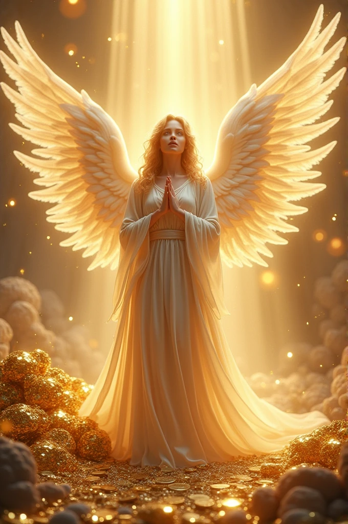 Angel with money