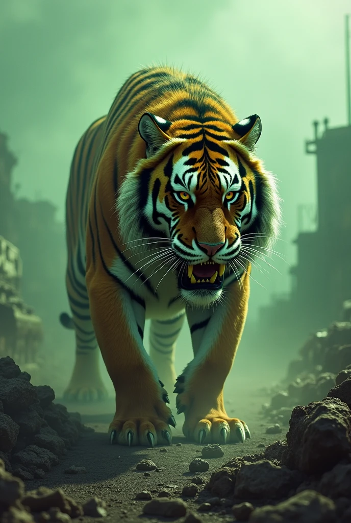 Tiger and biohazard tanki