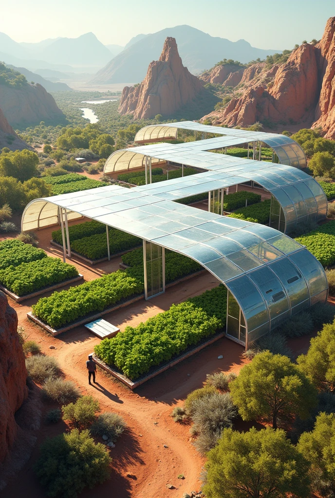 Design greenhouses that use solar energy to maintain optimal growing conditions throughout the year. You can integrate solar irrigation and heating systems to maximize agricultural production in adverse climates.