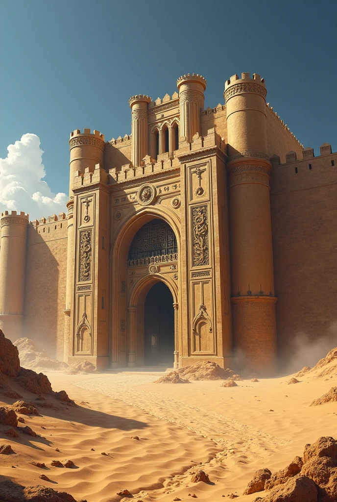 Make me a fortress in the desert