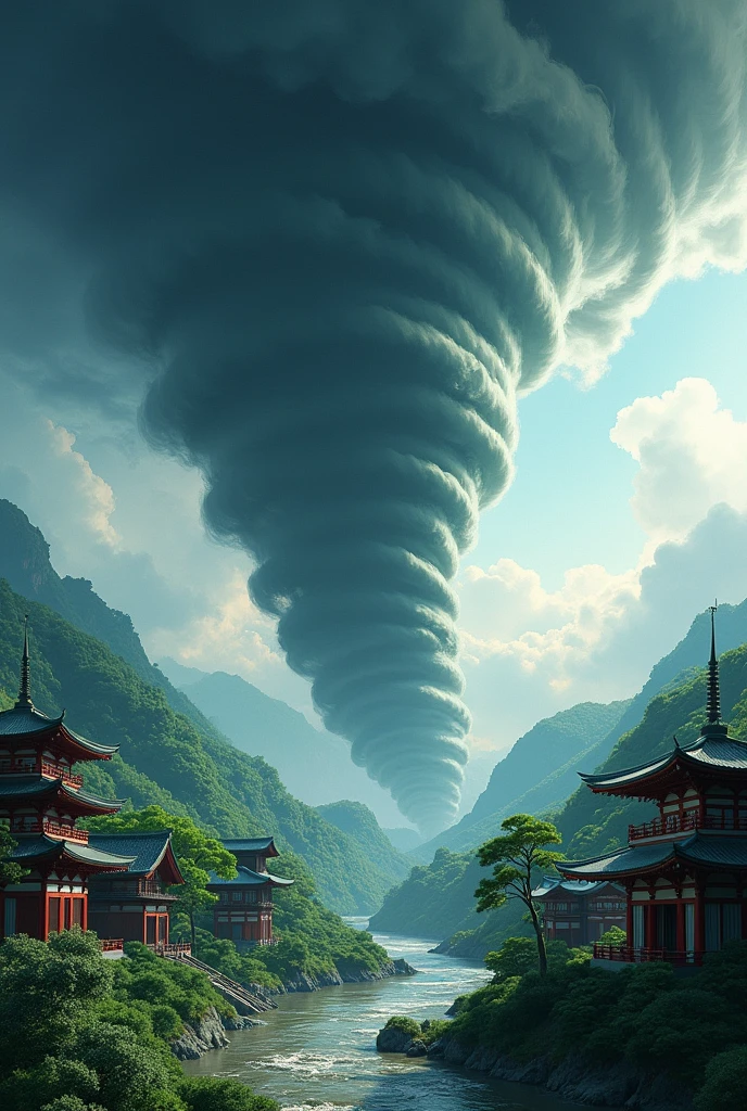Storm and Beauty、tornado、Japanese