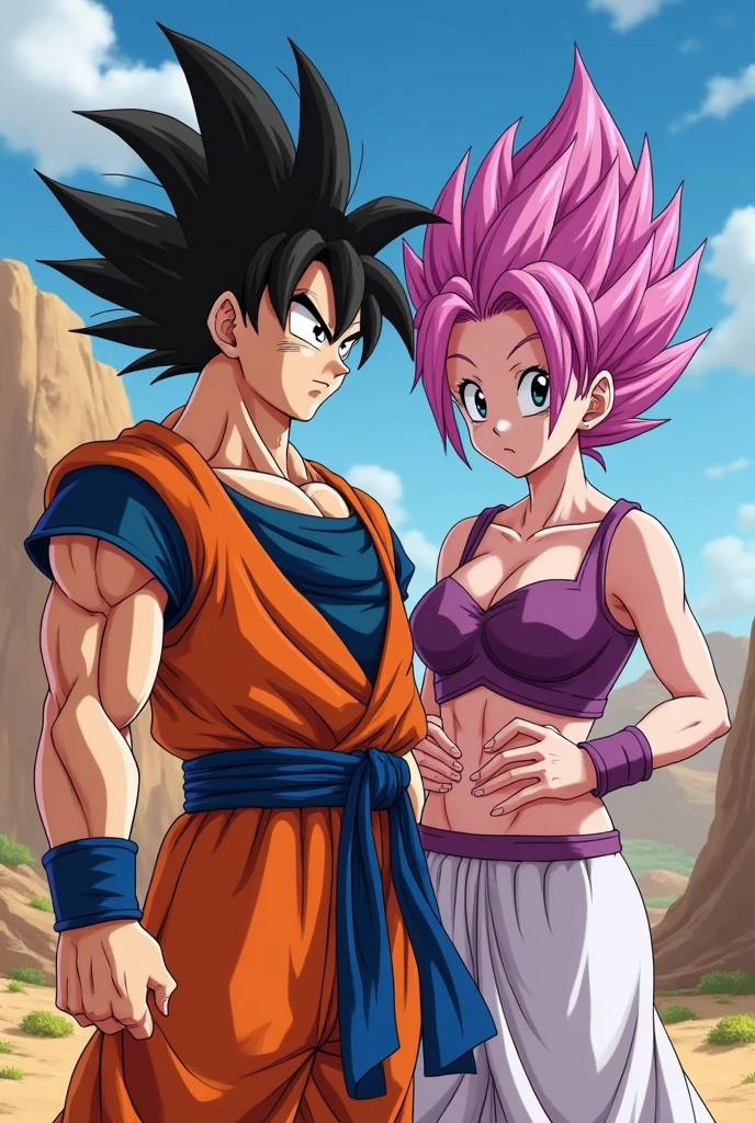 As Goku already Caulifla having sex