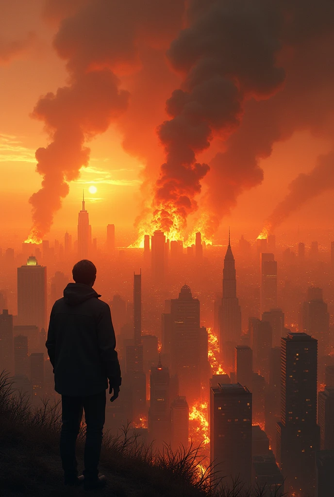 Zoom watching a city burn.