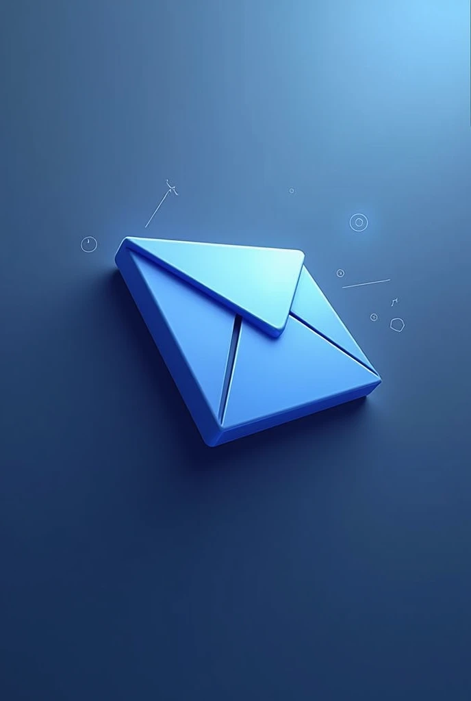 Logo of a futuristic and technological email app