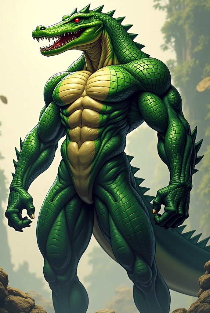 aligaror hybrid human handsome men anime
