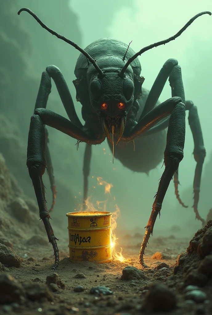 Ant and biohazard drum