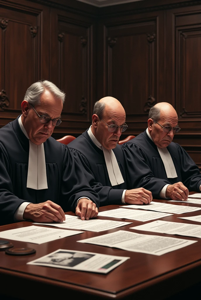 make a picture, from an audience of judges, who are thinking about sectional materials they saw about the case already have formed opinions