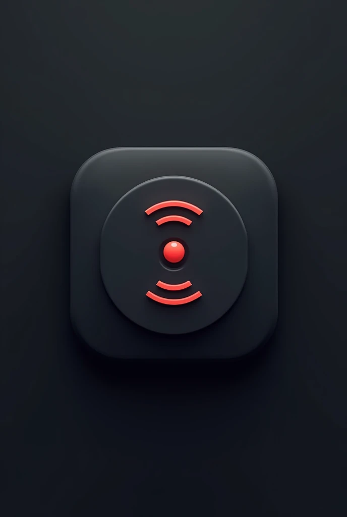 An icon of an application named Quick Alert, With Serious Colors, the App works as an alarm button