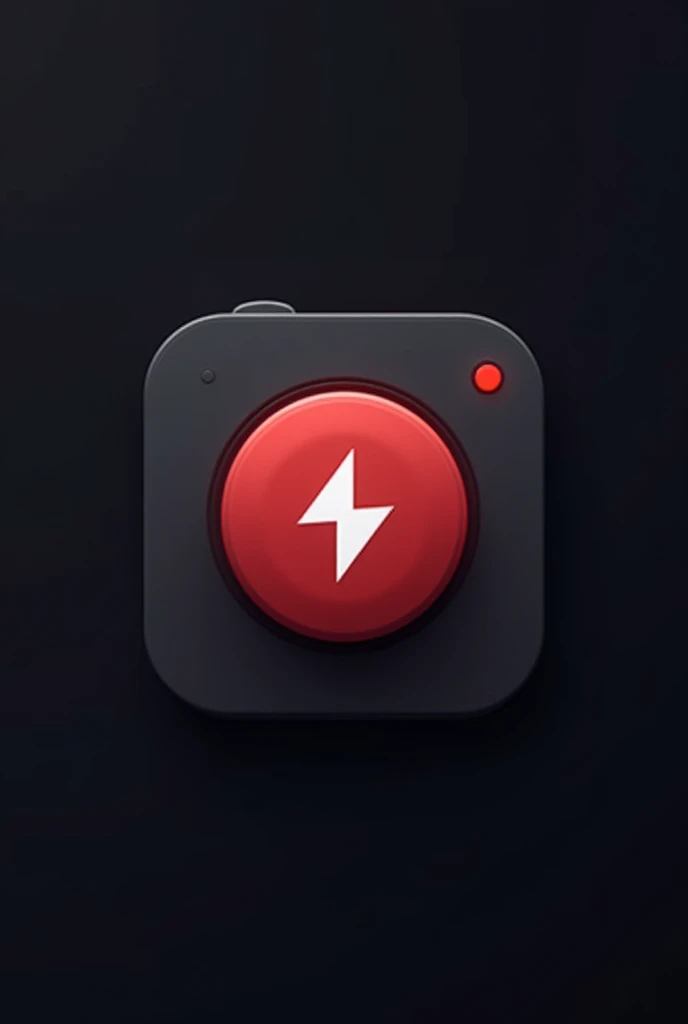 An icon of an application named Quick Alert, With Serious Colors, the App works as an alarm button