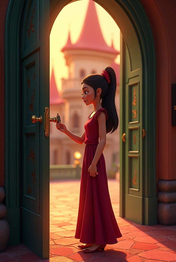 In the Disney movie Encanto, In the end Maribel confidently approaches the door of Casa Madrigal with the knob in her hand, Hoping that when everything is put back together everything will return to normal and the family charm will be reactivated.. However, when putting the knob, anything sucede. There is no explosion of magic, not even a warm glow, not even a whisper from the house. Simply, anything.