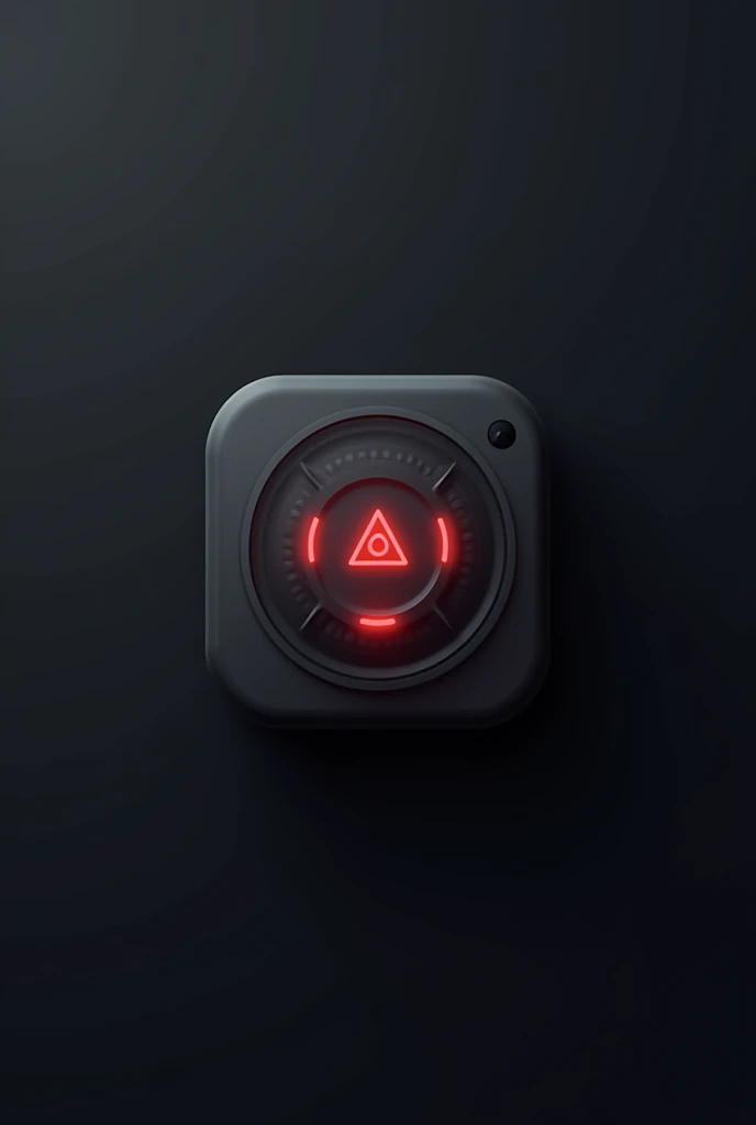An icon of an application named Quick Alert, With Serious Colors, the App works as an alarm button