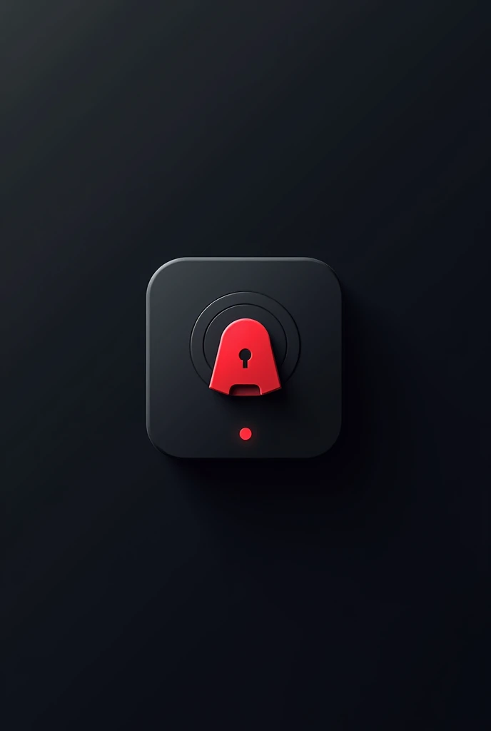 An icon of an application named Quick Alert, With Serious Colors, the App works as an alarm button