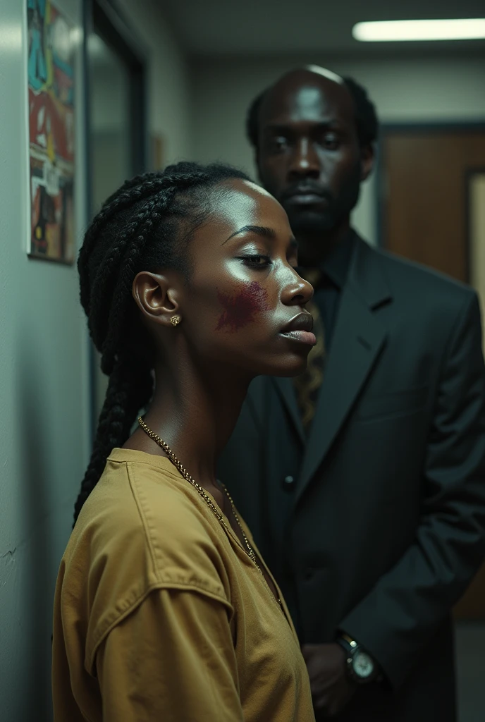 A African model girl been abused by her agency boss and shes seeking for help