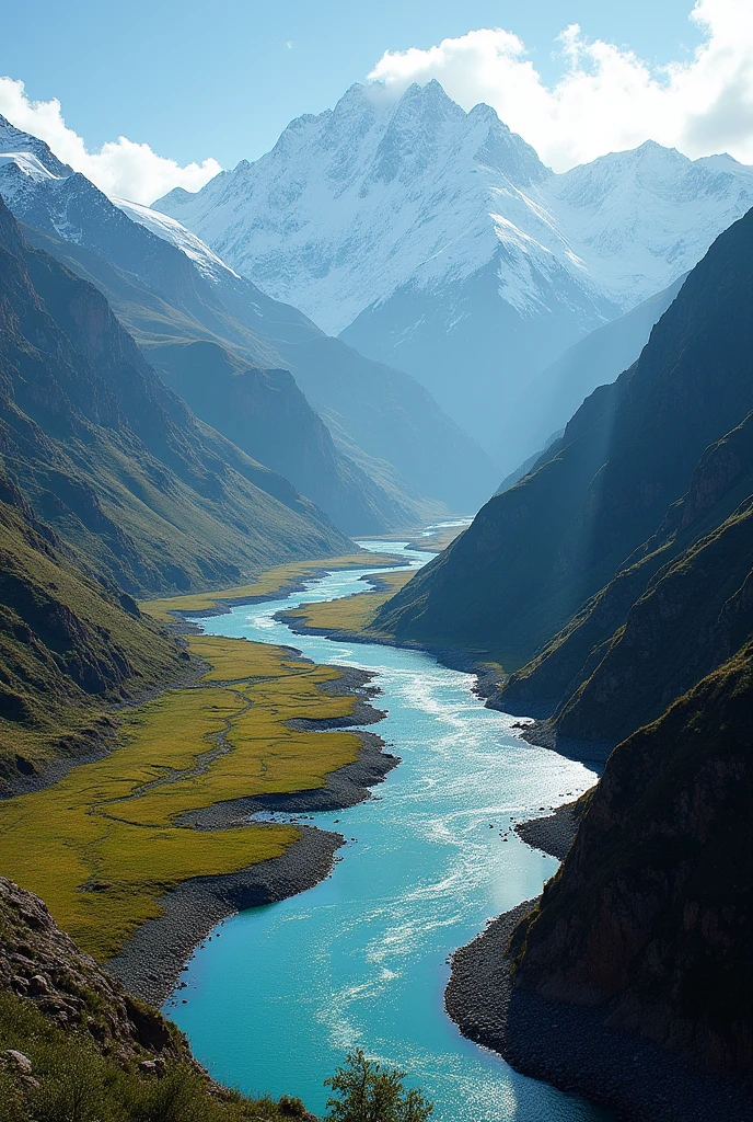 Hydrology of the Colca River, where it begins