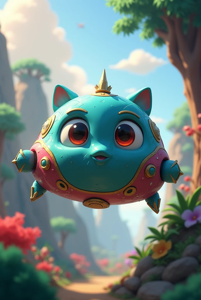 Create a cute avatar movie ship, and powerful