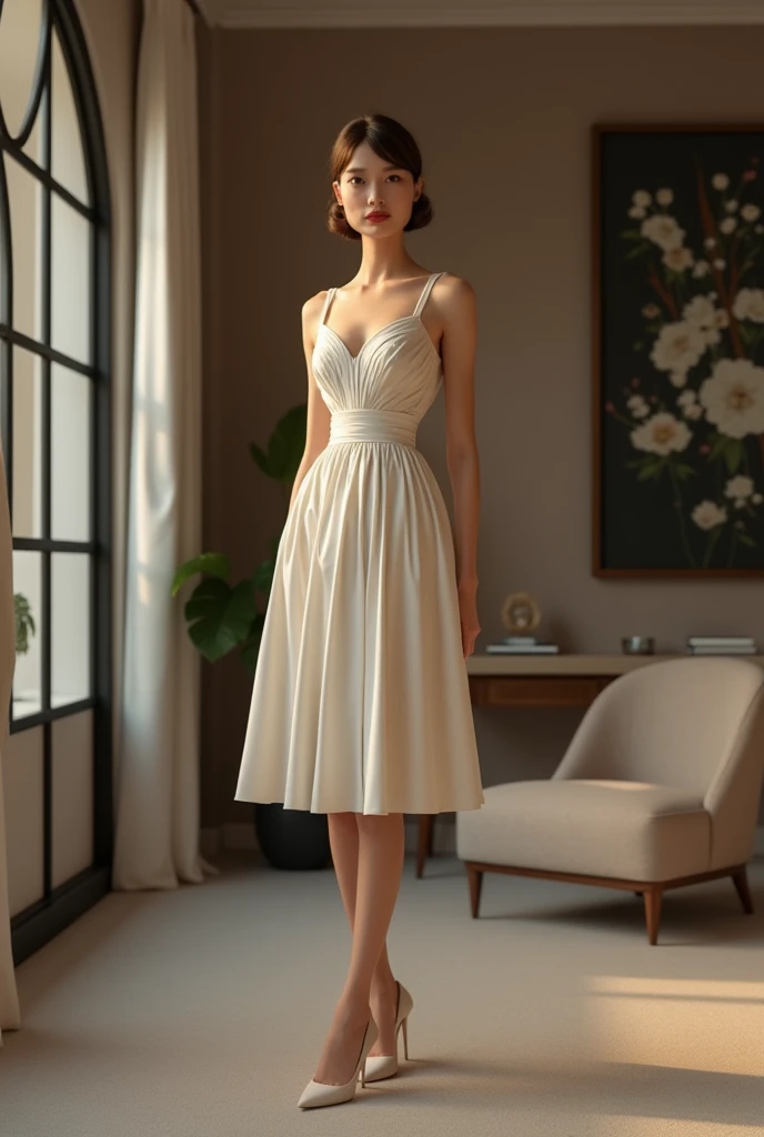 Dress inspired by the 50's and Audrey Hepburn
