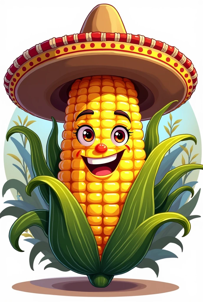 Animated photo of a logo for selling corn on the cob called los chilosos associated with Colombia and also Mexico