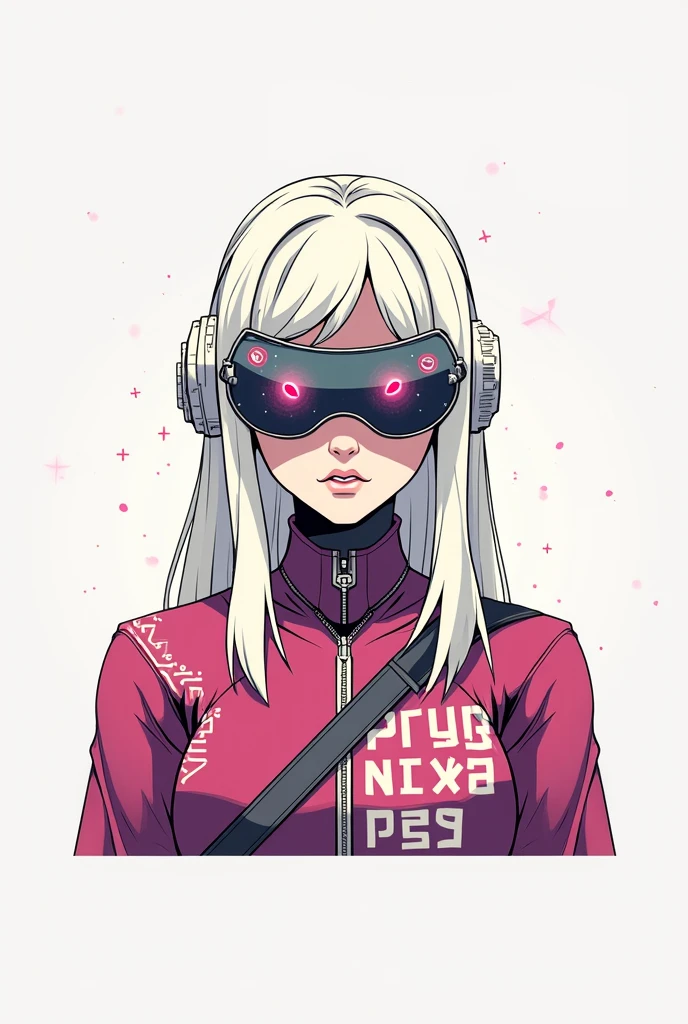 Cyberpunk futuristic girl nft armored outfit