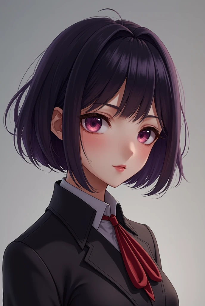 ,((Perfect Anatomy:1.2,Realistic:1.3,RAW Photos:1.3,masterpiece、Highest quality、Ultra - High resolution、High resolution、Highly detailed CG、8k)),Cowboy Shot,1 female,alone,1 Beauty, Japanese、((Beautiful and graceful face and eyes:1.2,Big beautiful eyes:1.2)),Dark purple hair,Short Bob Cut Hair,Blunt bangs,Mid-chest,Slender body,Small Head:1.3,skinny,(Oily skin,Glowing Skin,Glowing Skin),Taisho Steampunk Fashion、mini skirt、barefoot、Combat Boots,soldier、Taisho Punk、