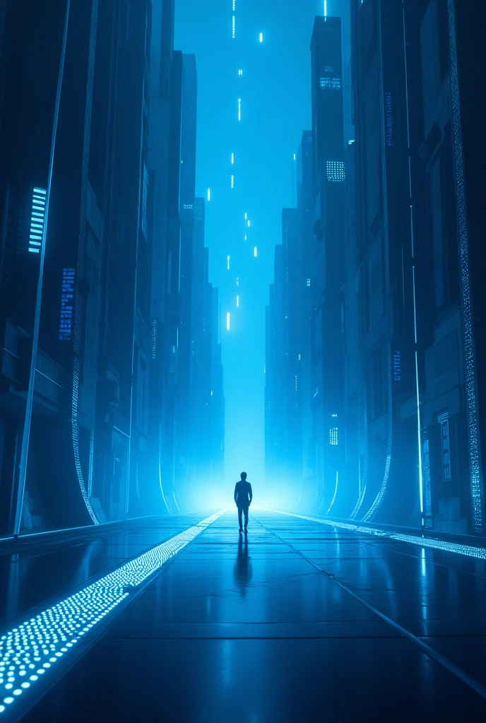 surround sound, immersive sound, powerful sound, bass impact, blue color, sound effect,Don't put people and robots and speakers in the picture, technology, high-tech, ai, no computer, no mechanic