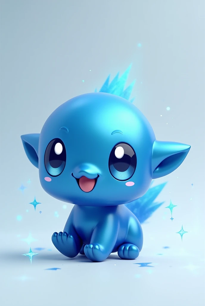 Creates the cobalt element represented as a cute pokemon