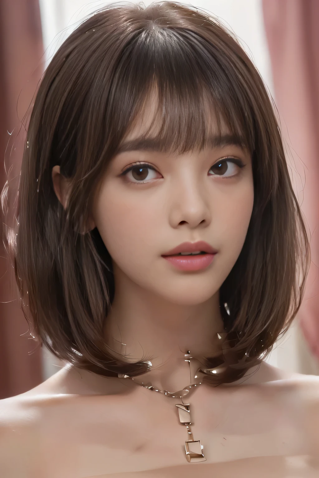 ,Random Pause, Mix 4,,(best quality, masterpiece,
A girl, full body, naked, nude, bare nipple vagina
, neat hair With bangs, With bangs, , Short Hair With bangs,