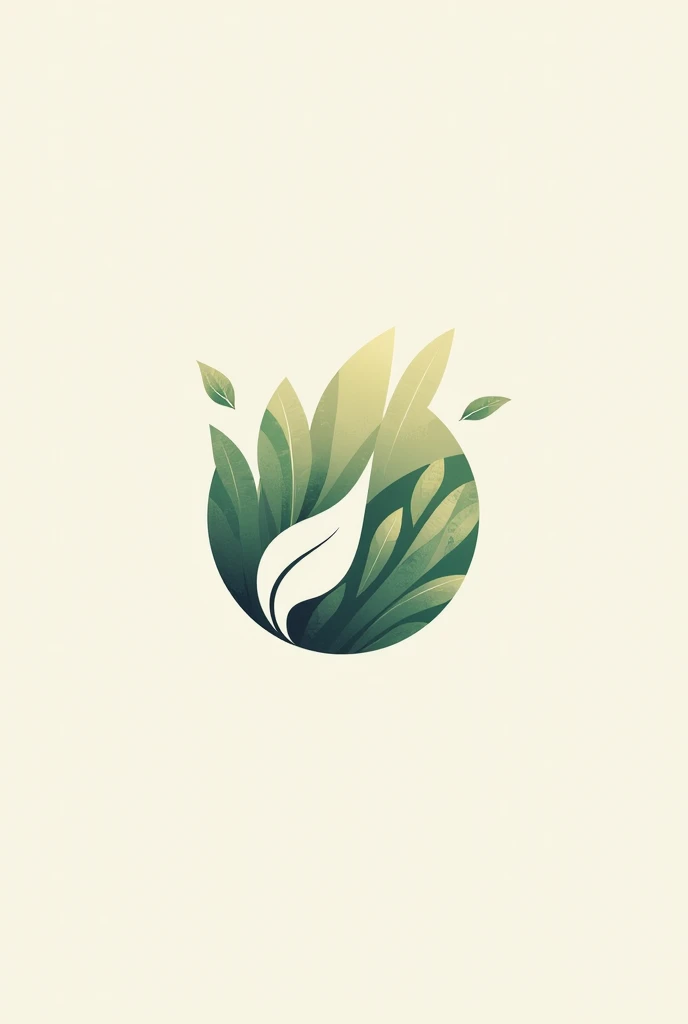 Logo nature and society coexisting