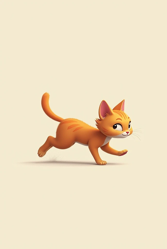 Un chat de taille très petit qui est entrain de courir
pour un jeu en vue de profil et je veux seulement le chat sans les contours de l'image .