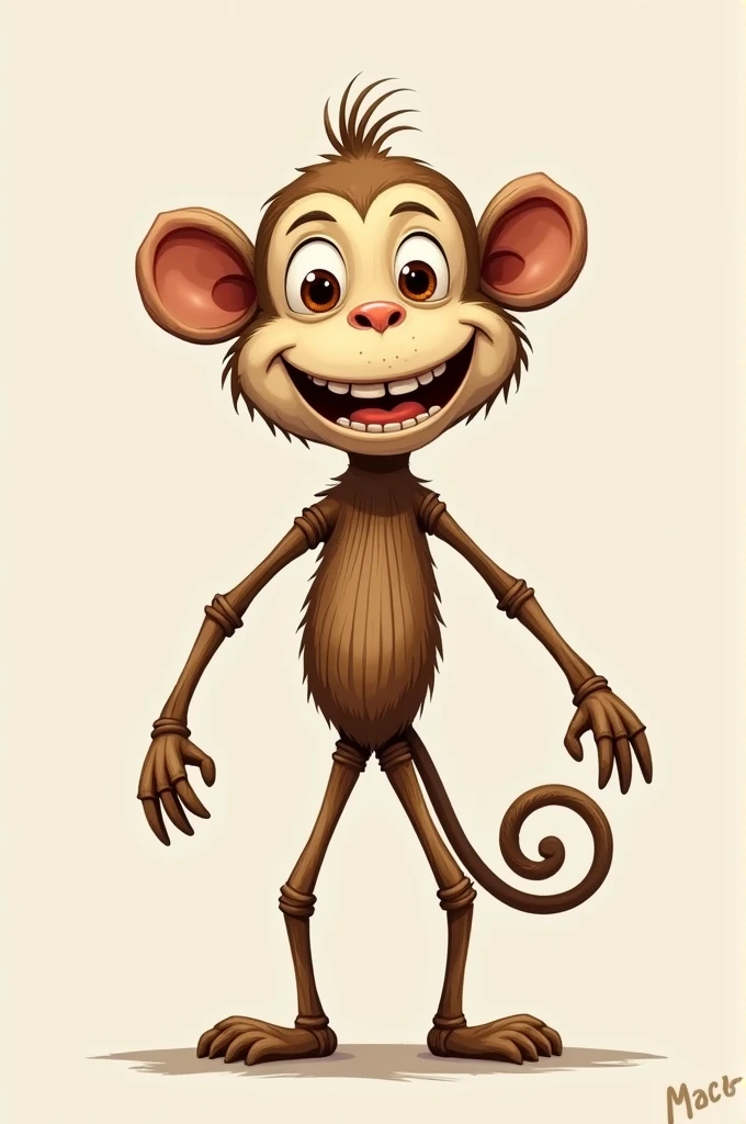 A stick monkey
