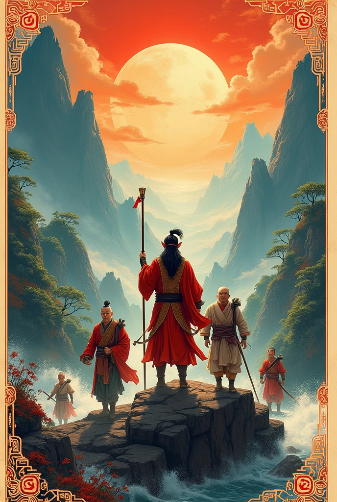 create poster about Journey to the West